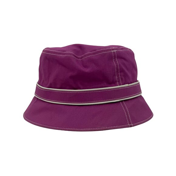 Vtg Y2K Coach Fuchsia Bucket Hat | Barbiecore Dopamine Indie Sleaze Retro Grunge - Picture 3 of 13
